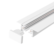 Carril Monofásico Empotrable para Focos LED 2M Blanco — Vetonek (3)