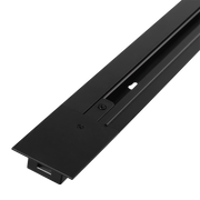 Carril Monofásico Empotrable para Focos LED 2M Negro — Vetonek