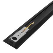 Carril Monofásico Empotrable para Focos LED 2M Negro — Vetonek (2)