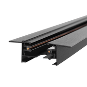 Carril Monofásico Empotrable para Focos LED 2M Negro — Vetonek (4)