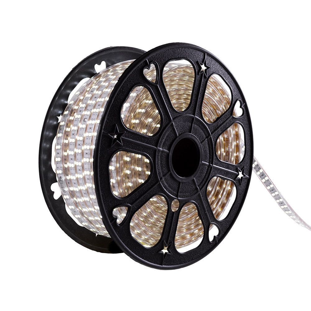 Tira de 120 LEDs/M 500W 1.000Lm 6000ºK SMD5050 220VAC IP65 x50M — Vetonek