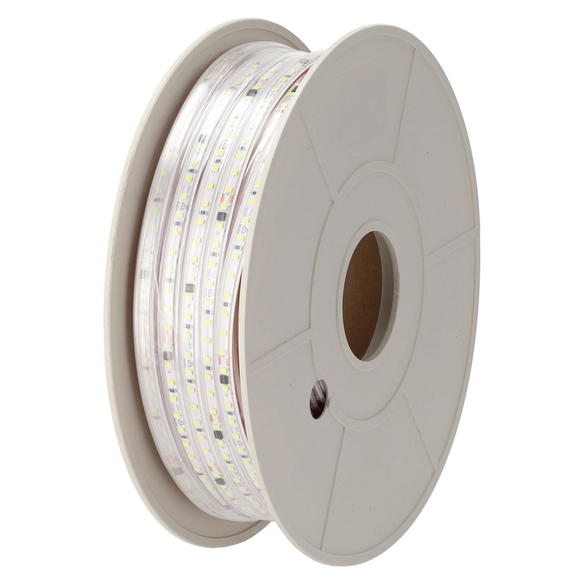 Tira de 60 LEDs/M 1500Lm/M 6000ºK SMD2835 Autorectificada 220VAC IP65 x50M — Vetonek
