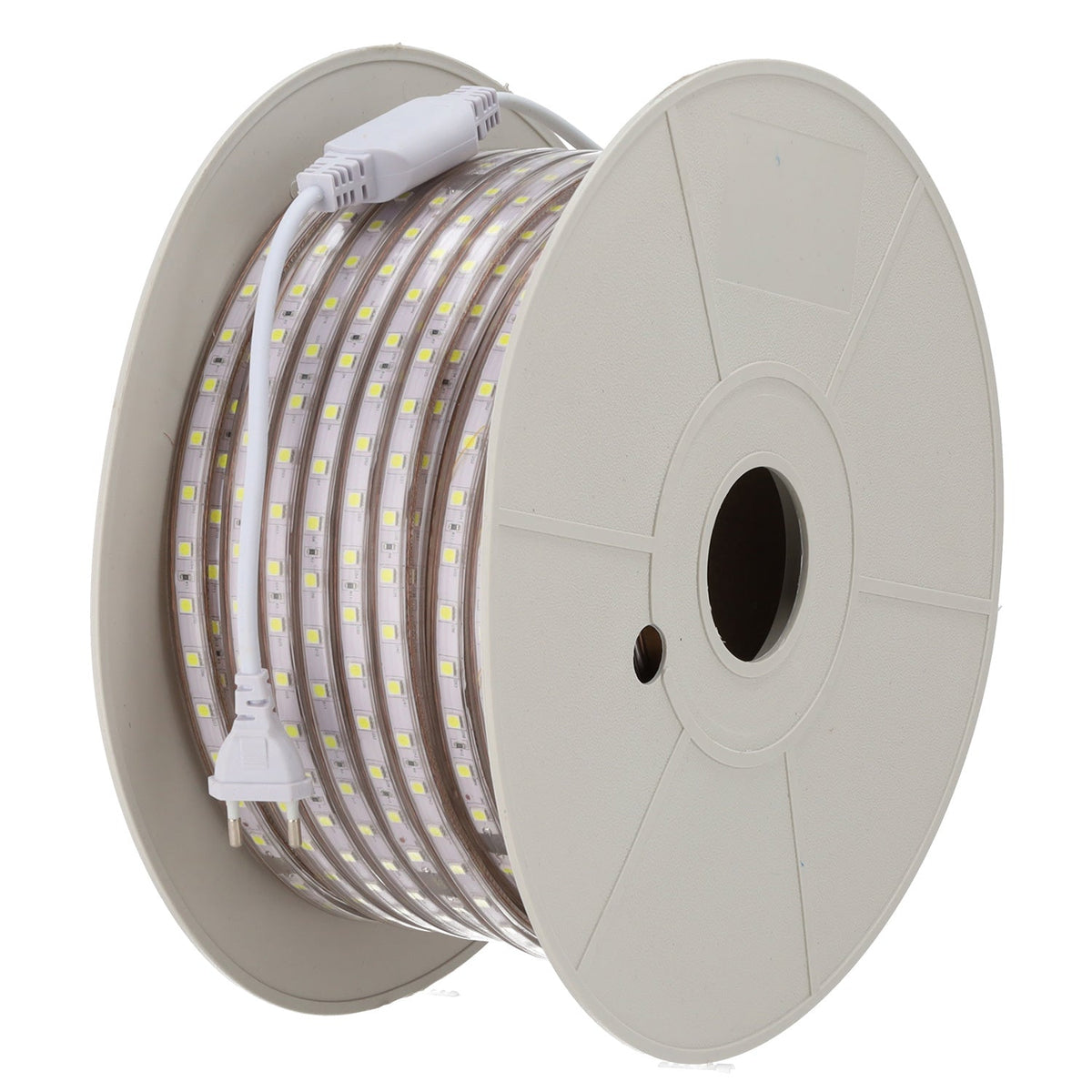 Tira de 60 LEDs/M 500W 42.000Lm 4200ºK SMD5050 220VAC IP65 x50M — Vetonek