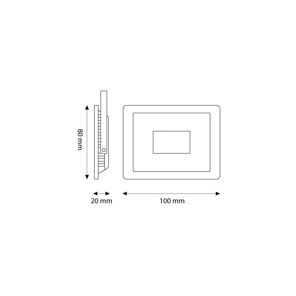 Proyector LED 10W 1200Lm 6000ºK IP66 Regulable — Vetonek (5)