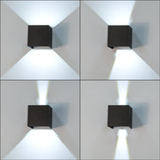 Aplique LED para Exterior 2x5W 100Lm/W IP65 Negro 4000K — Vetonek (2)
