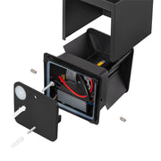 Aplique LED para Exterior 2x5W 100Lm/W IP65 Negro 4000K — Vetonek (4)