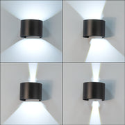 Aplique LED Exterior 2x5W 100Lm/W IP65 Negro 4000K — Vetonek (2)
