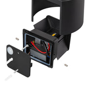 Aplique LED Exterior 2x5W 100Lm/W IP65 Negro 4000K — Vetonek (4)