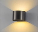 Aplique LED Exterior 2x5W 100Lm/W IP65 Negro 4000K — Vetonek (7)