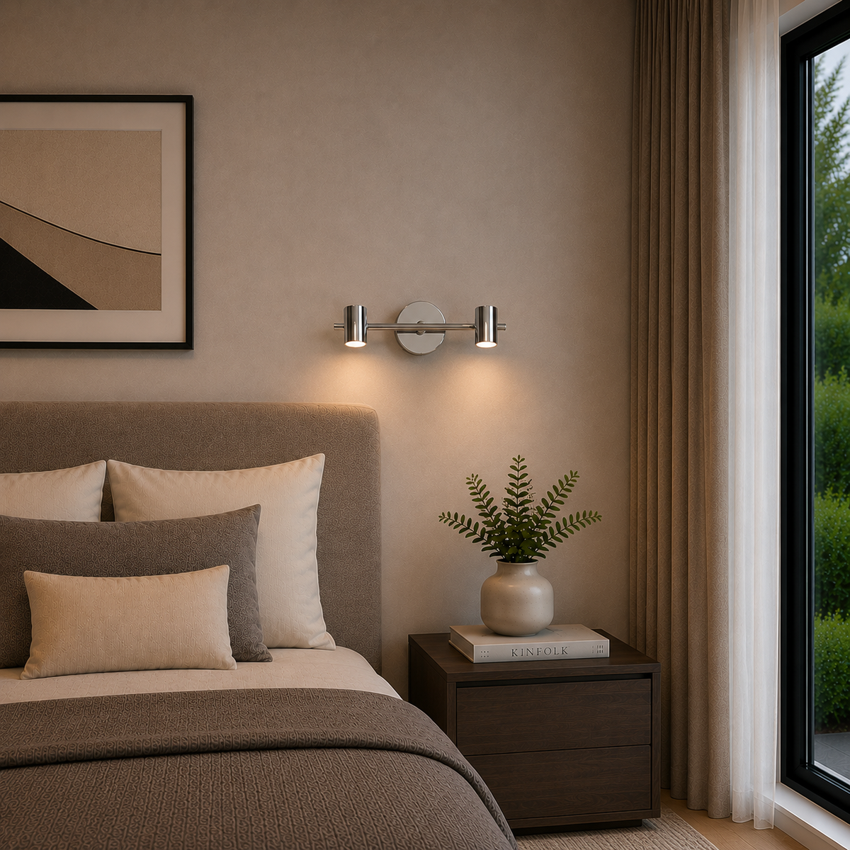Aplique de Pared 2xGU10 (Sin Lámpara) Georgia — Vetonek