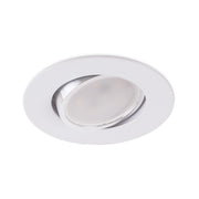 Aro Foco Downlight Circular Basculante Aluminio Blanco 93mm — Vetonek (2)