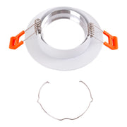 Pack 8 Aro Foco Downlight Basculante Circular Aluminio Blanco 93mm — Vetonek (5)