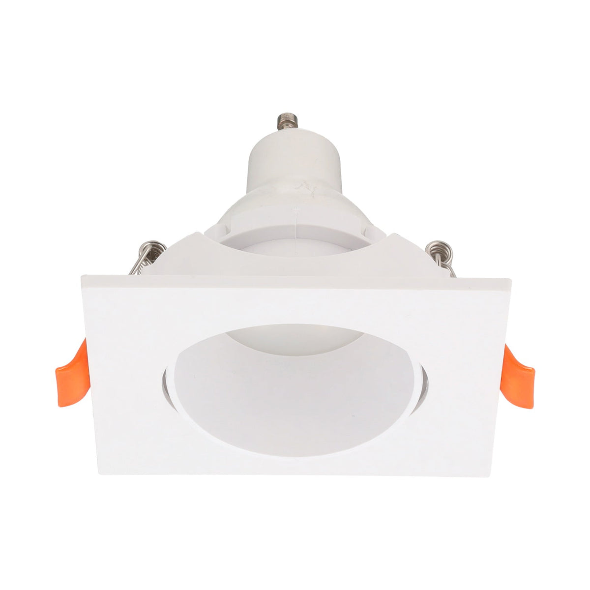 Aro Foco Downlight Basculante Cuadrado Blanco 83/83mm — Vetonek (2)