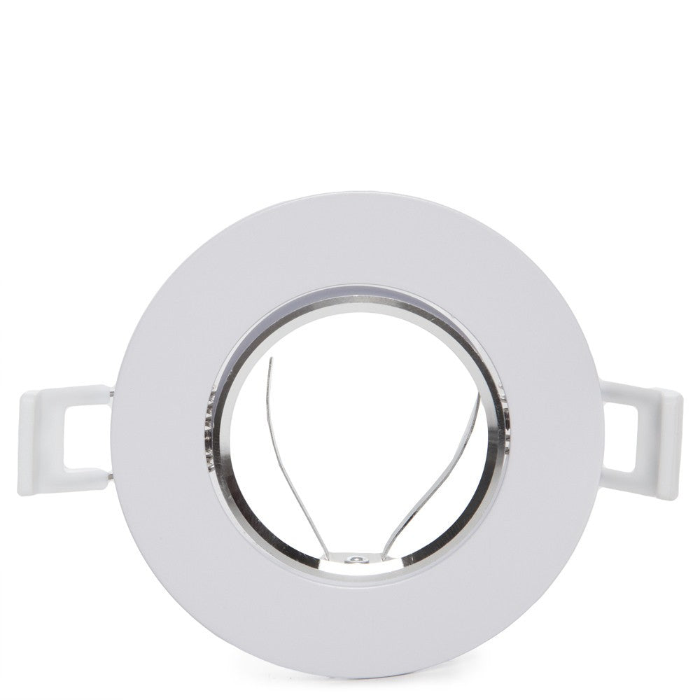 Aro Foco Downlight Circular Blanco 92MM — Vetonek