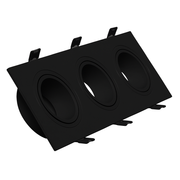 Aro Foco Downlight Policarbonato Rectangular Negro — Vetonek (3)