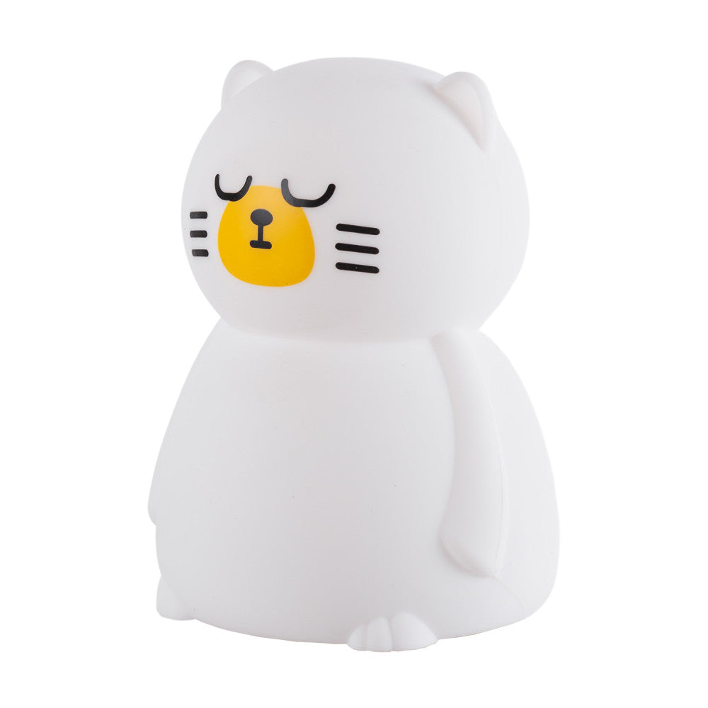 Lampara Nocturna de Mesa Led Infantil Quitamiedos y Recargable "Babycat" — Vetonek (2)