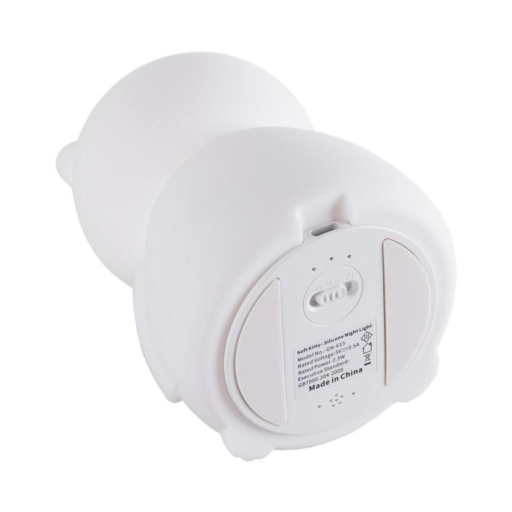 Lampara Nocturna de Mesa Led Infantil Quitamiedos y Recargable "Babycat" — Vetonek (3)