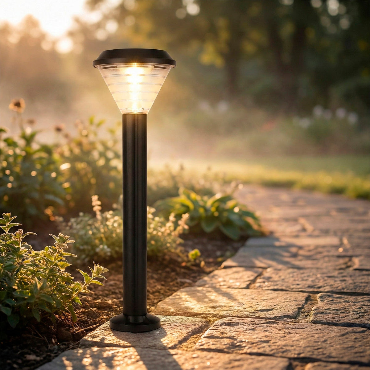 Baliza LED Solar "Nukus" 3000ºK Panel: 6V/3W Batería: 3,7V/4000MaH — Vetonek