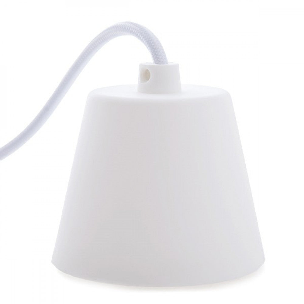Portalámparas E27 Cable - Rosetón Blanco — Vetonek (2)