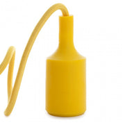 Portalámparas E27 Cable - Rosetón - Color Amarillo — Vetonek (3)