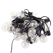 Cadena 25 Bombillas LED G40 2700ºK 9,5M Solar - Panel: 5,5V 1,2W Batería: 3,7V 1200MaH — Vetonek (2)