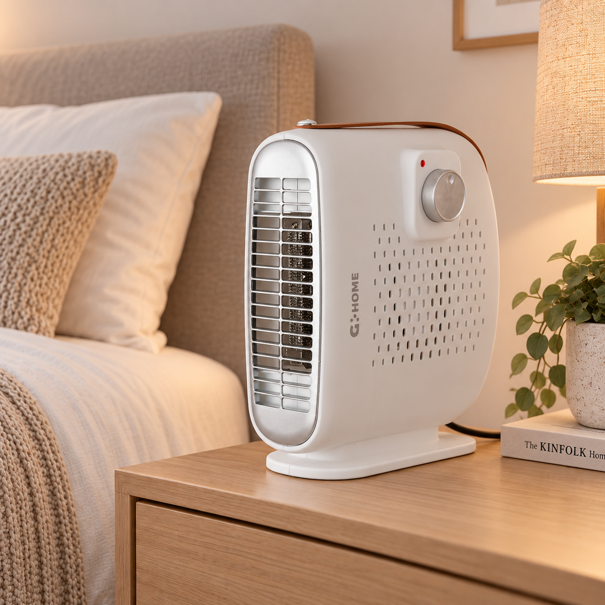 Calefactor Resistencia + Ventilador 500W Blanco — Vetonek