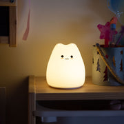 Lampara nocturna de mesa LED Infantil quitamiedos y recargable "Cat" — Vetonek