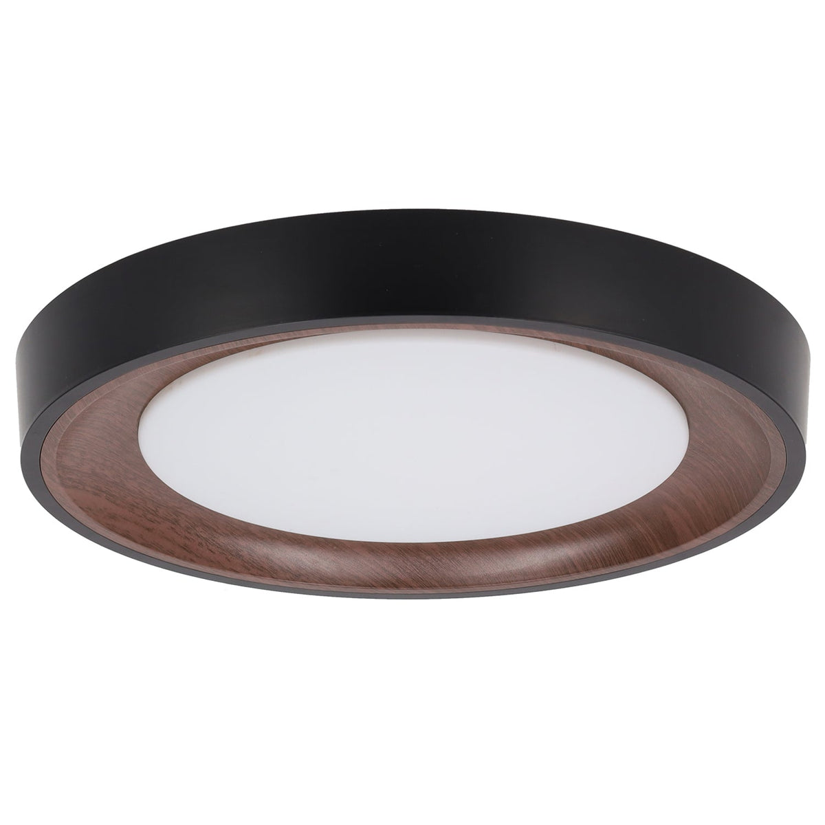 Plafón LED Decorativo CCT 3000-6000ºK (Tonalidad Luz Regulable) Control Remoto Acabado Negro — Vetonek (3)