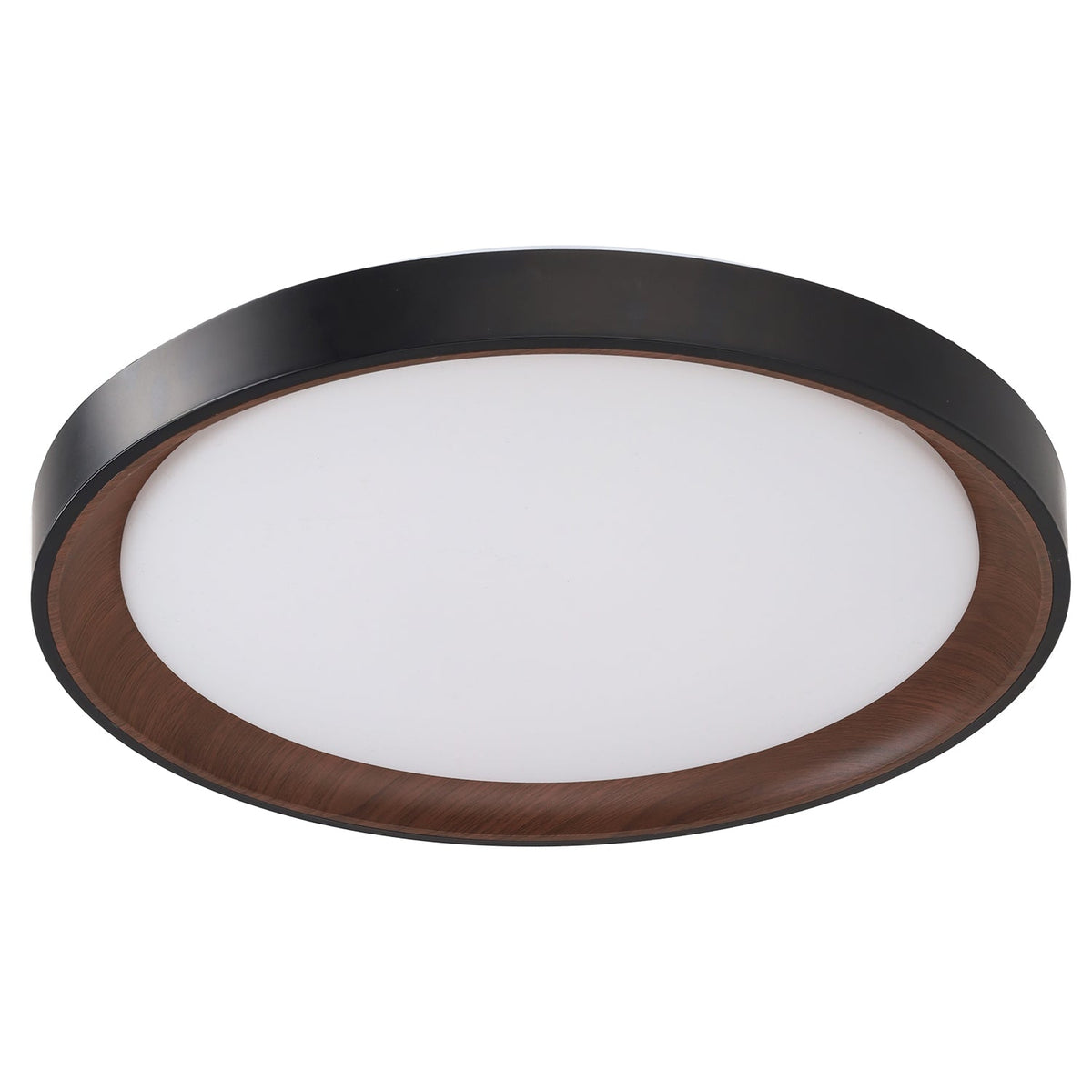 Plafón LED Decorativo CCT 3000-6000ºK (Tonalidad Luz Regulable) Control Remoto Acabado Negro — Vetonek (11)
