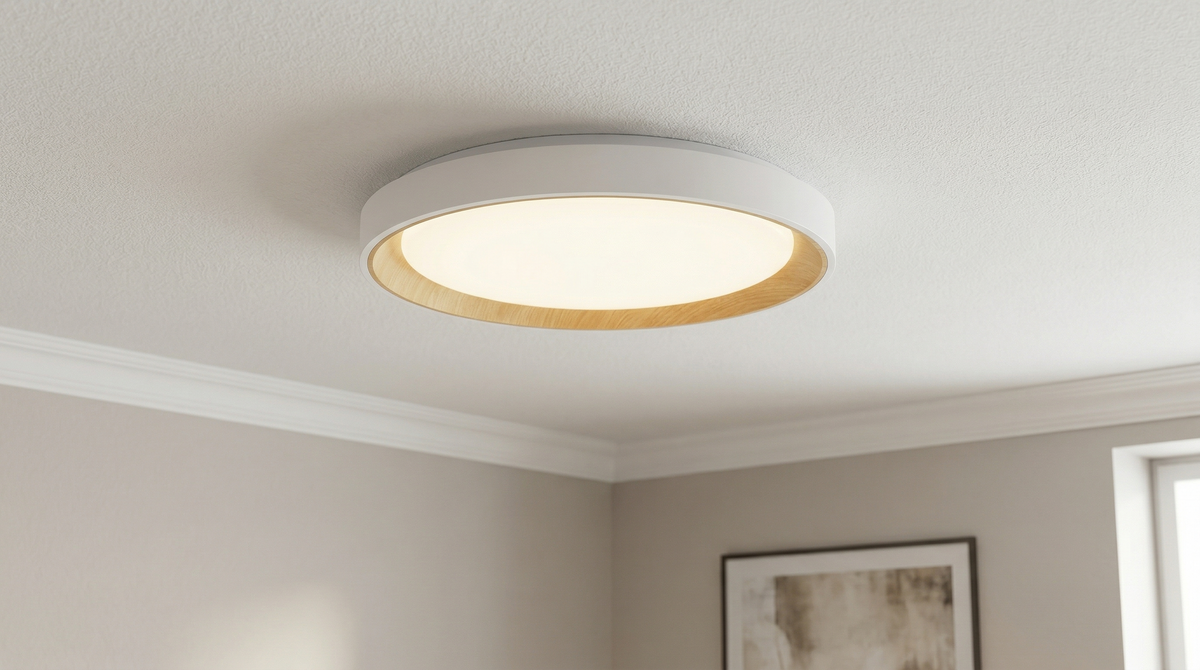 Plafón LED Decorativo CCT 3000-6000ºK (Tonalidad Luz Regulable) Control Remoto Acabado Blanco — Vetonek (6)
