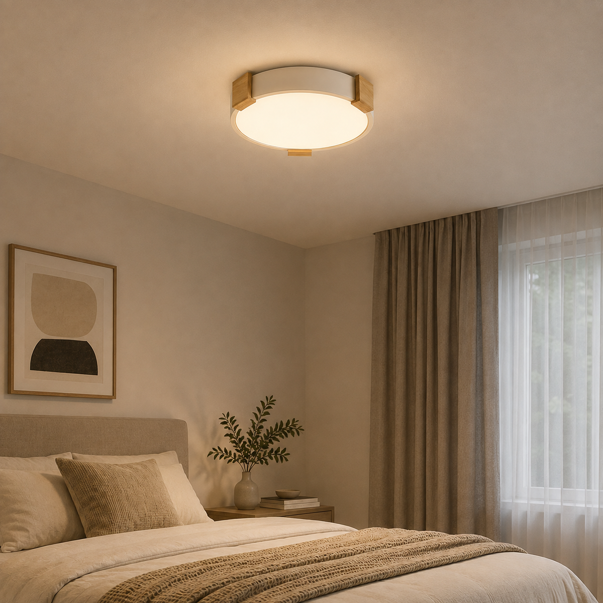 Plafón LED 27W 2.700Lm Redondo BiColor "Sofia" CCT (Tonalidad Luz Regulable) — Vetonek