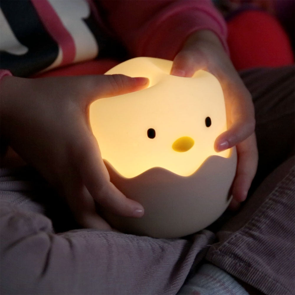 Lampara nocturna de mesa LED Infantil quitamiedos y recargable "Chicken" — Vetonek (3)