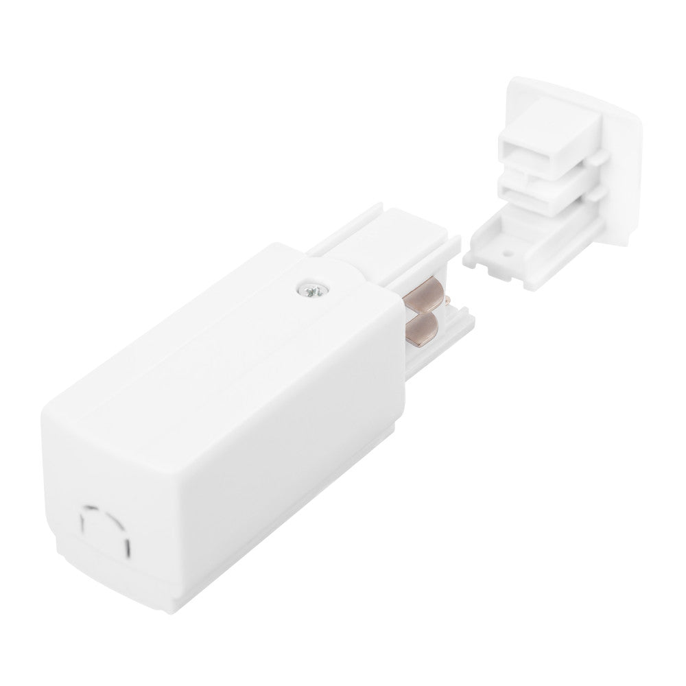 Conector Inicial Carril Trifásico Blanco — Vetonek