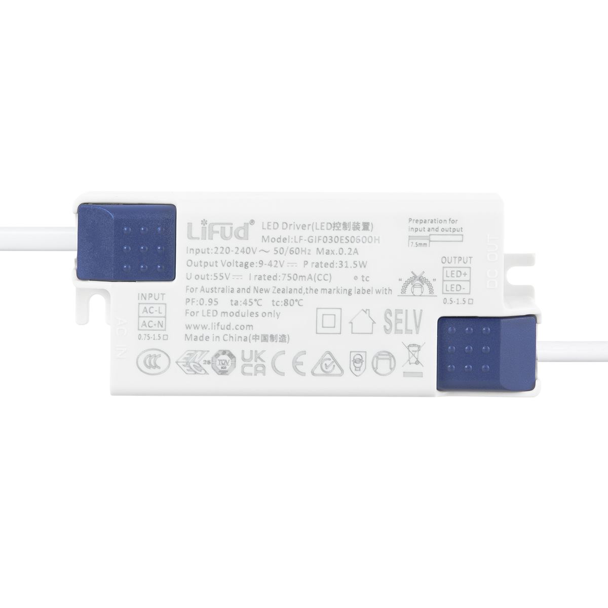 Downlight LED 24W 140Lm/W Driver LIFUD Flicker Free 6000ºK — Vetonek (3)