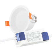 Downlight LED 7W 140Lm/W Driver LIFUD Flicker Free 6000ºK — Vetonek