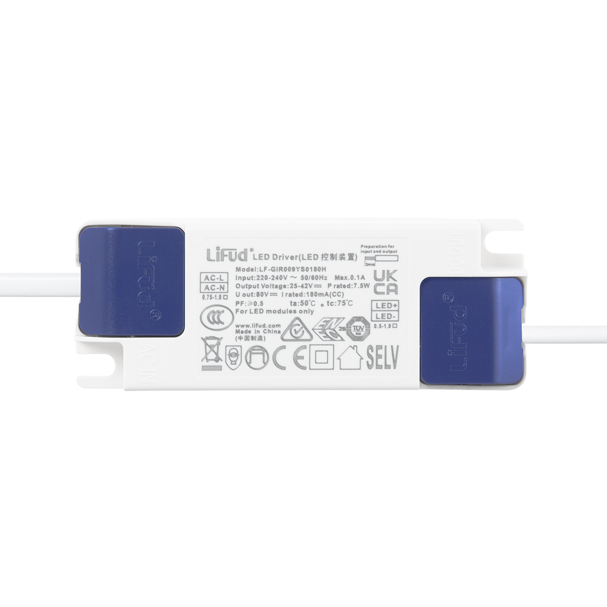 Downlight LED 7W 140Lm/W Driver LIFUD Flicker Free 6000ºK — Vetonek (3)