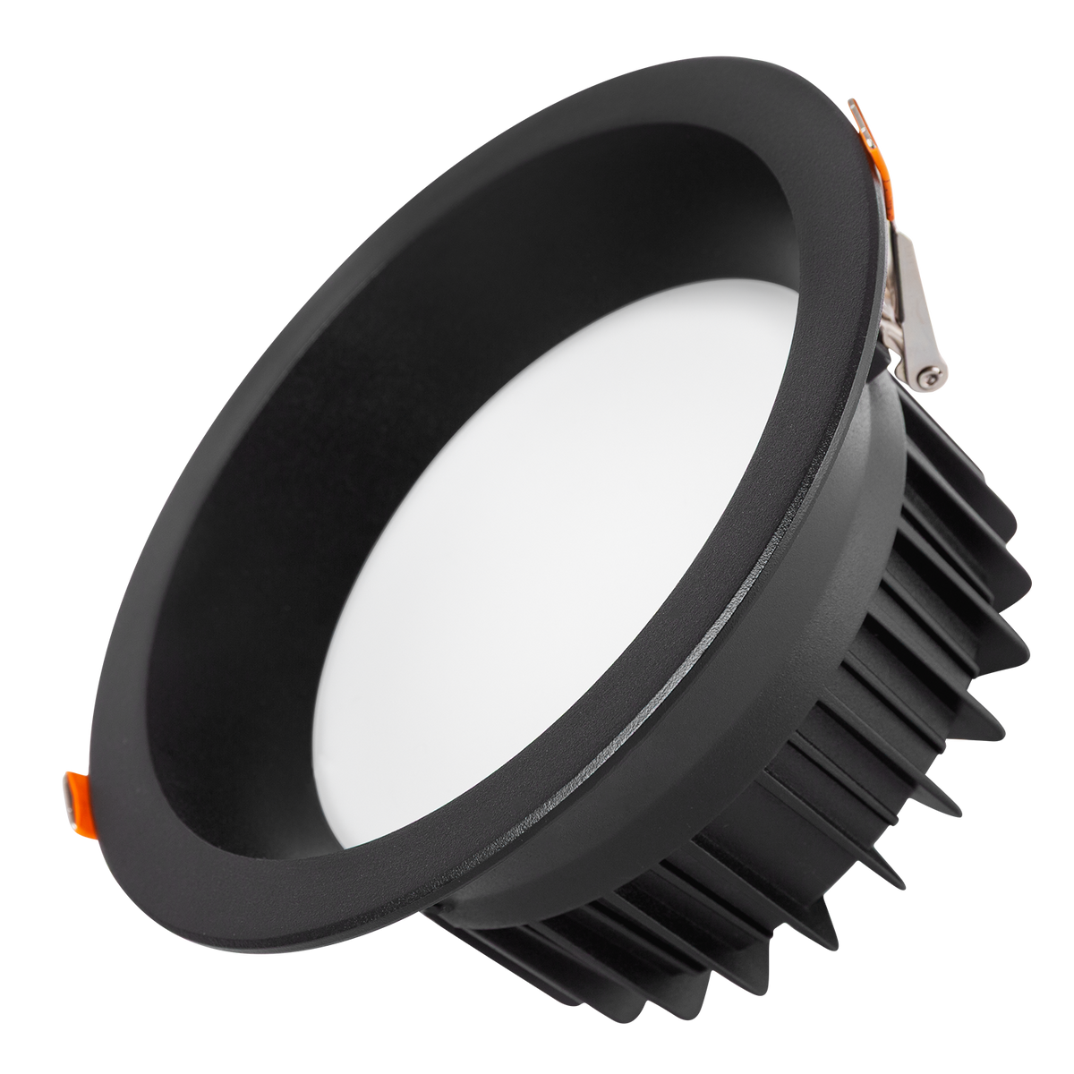 Foco Downlight Circular LED 20W 2.000Lm 6000ºK Anti-Deslumbrante UGR19 Negro — Vetonek (2)