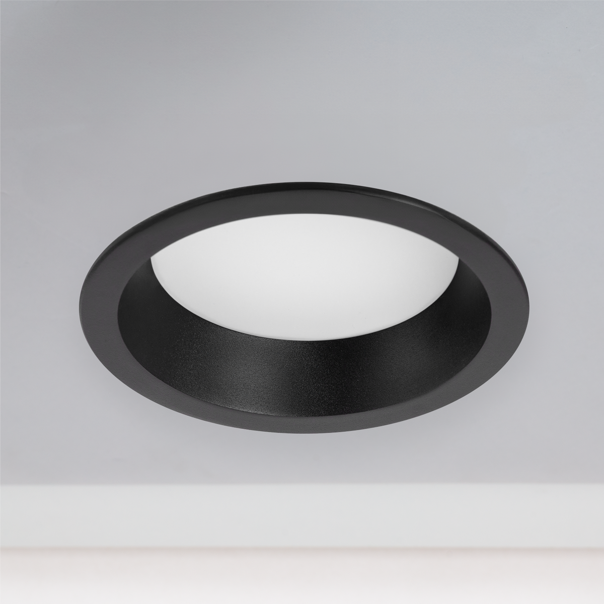Foco Downlight Circular LED 20W 2.000Lm 6000ºK Anti-Deslumbrante UGR19 Negro — Vetonek (8)