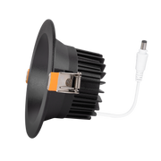 Foco Downlight Circular LED 9W 900Lm 6000ºK Anti-Deslumbrante UGR19 Negro — Vetonek (3)