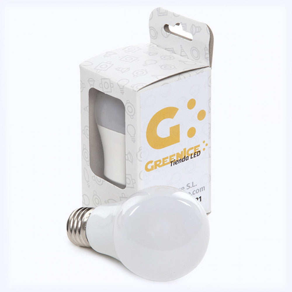 Bombilla LED E27 5W 450Lm 6000ºK Estuche Personalizado Esférica — Vetonek
