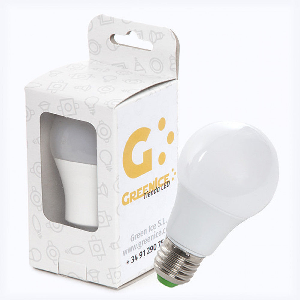 Bombilla LED E27 7W 630Lm 6000ºK Estuche Personalizado Esférica — Vetonek