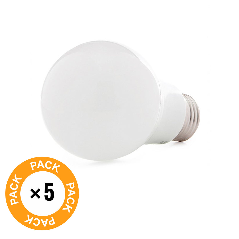 Pack 5 Bombillas LED E27 9W 1000Lm 6000ºK — Vetonek (2)