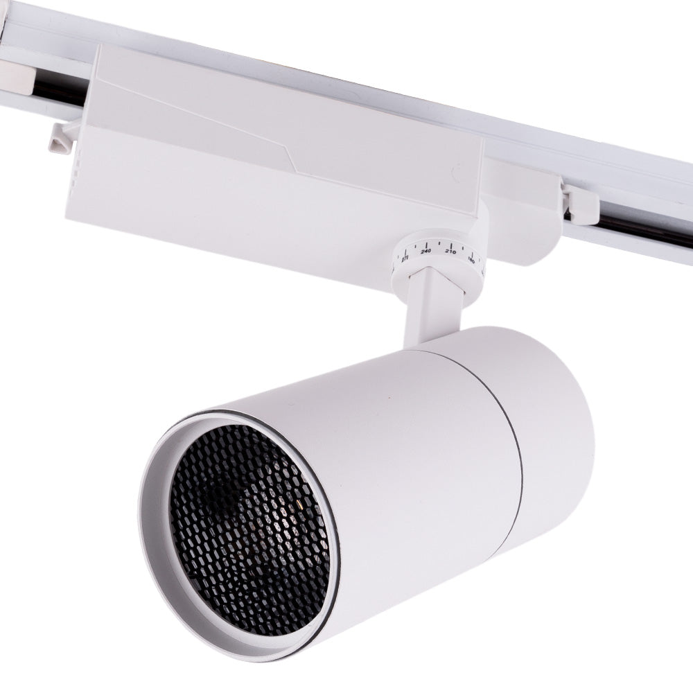 Foco de Carril LED 30W 2700Lm CRI90 4200ºK Monofásico Antideslumbrante — Vetonek