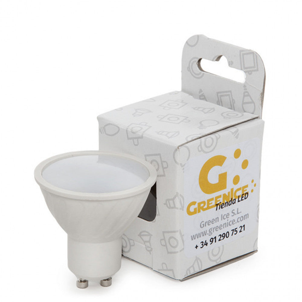 Bombilla LED GU10 6W 500Lm 6000ºK Estuche Personalizado — Vetonek