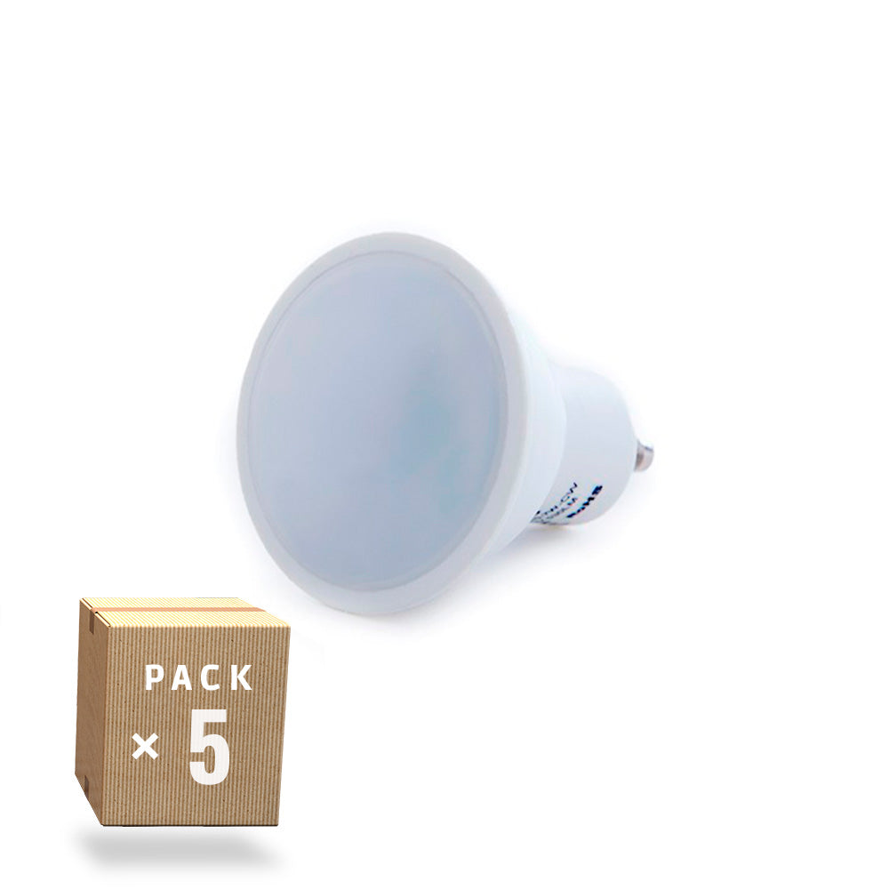 Pack 5 Bombillas LED GU10 6W 700Lm 6000ºK — Vetonek