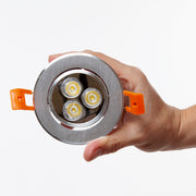 Foco Downlight LED 3W 300Lm 6000ºK Circular — Vetonek (2)