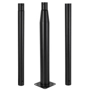 Columna Farola Desmontable Negro — Vetonek