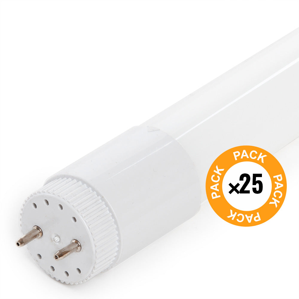 Pack 25 Tubos LED T8 9W 1260Lm 6000ºK Cristal 60cm — Vetonek (2)