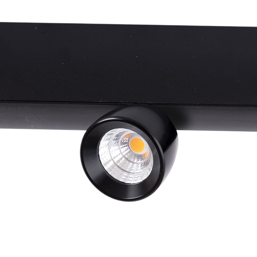 Luminaria LED Mini 7W 700Lm CRI90 4200ºK Carril Magnético — Vetonek