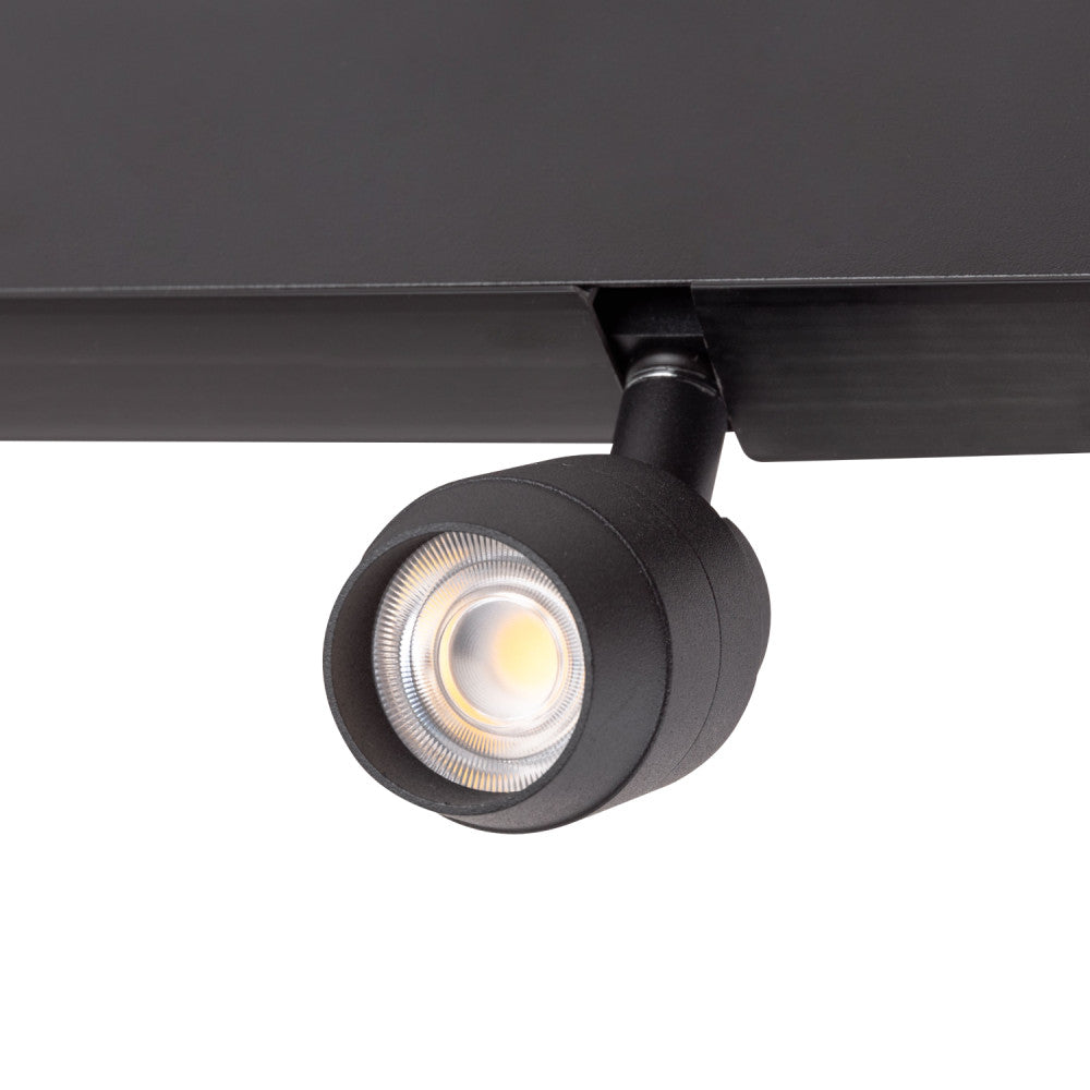 Luminaria LED Mini 9W 900Lm CRI90 4200ºK Carril Magnético — Vetonek